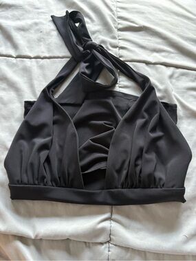 Garage Black Halter Top